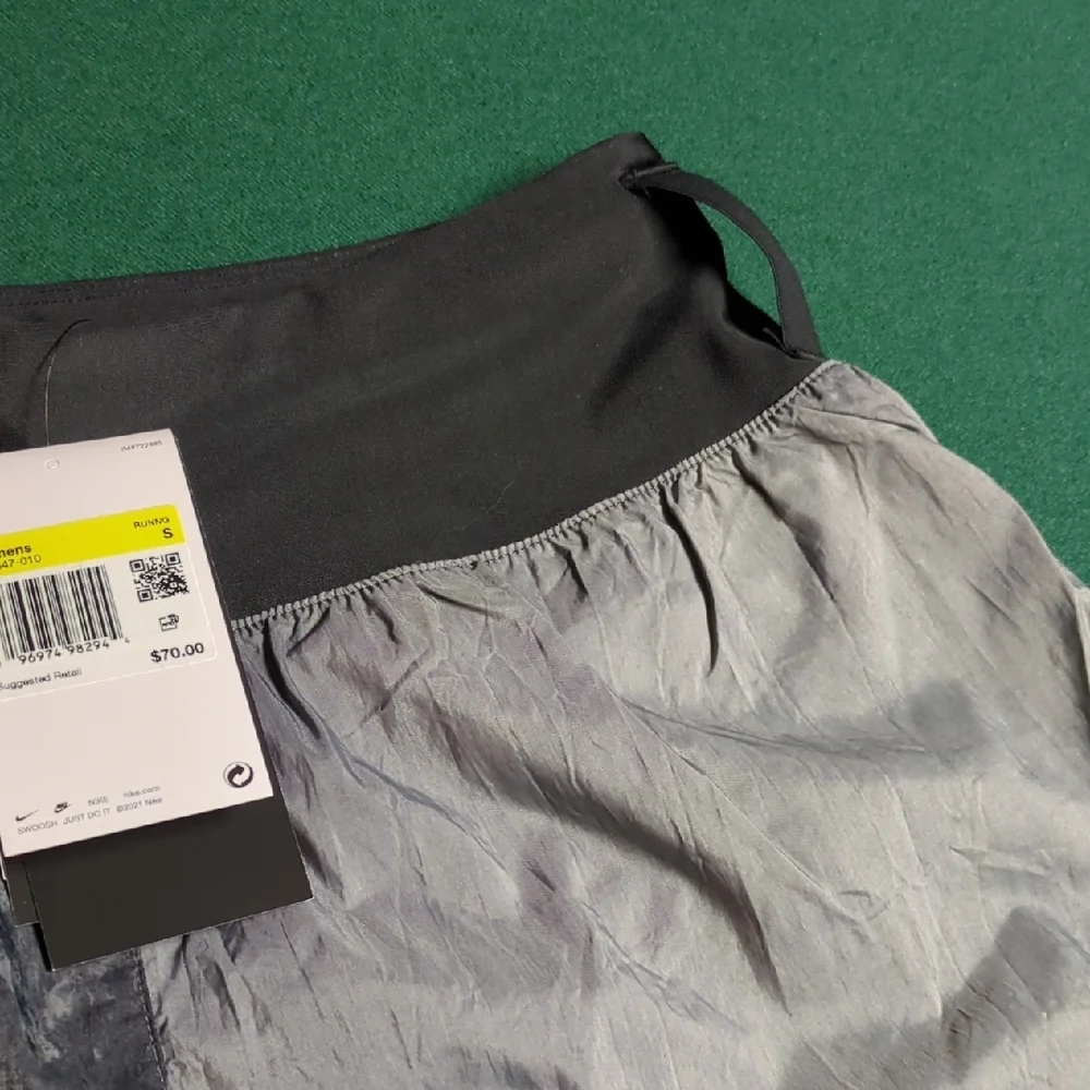 Nike Women's Silver and Black Reflective Trail Running Shorts - Picture 8 of 12